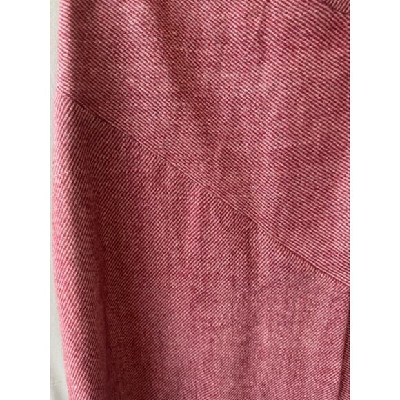 Vintage Original Penguin Wool A-Line Skirt Rose Pink Herringbone Preppy Lined - Picture 9 of 16